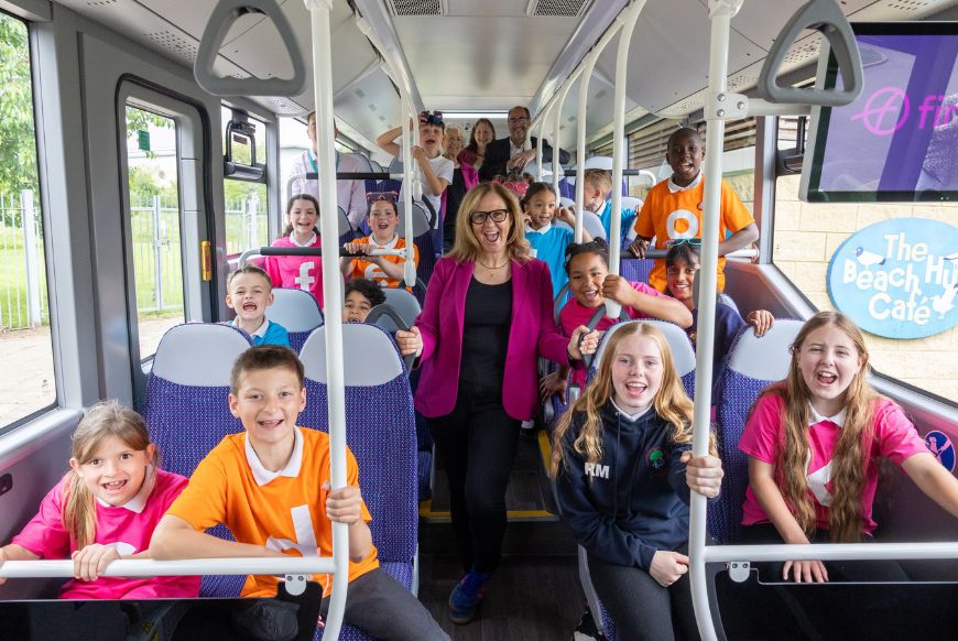 Kids go free on the bus